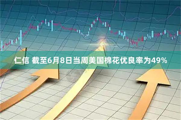仁信 截至6月8日当周美国棉花优良率为49%